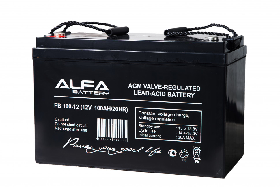 Аккумулятор ALFA BATTERY FB 100-12