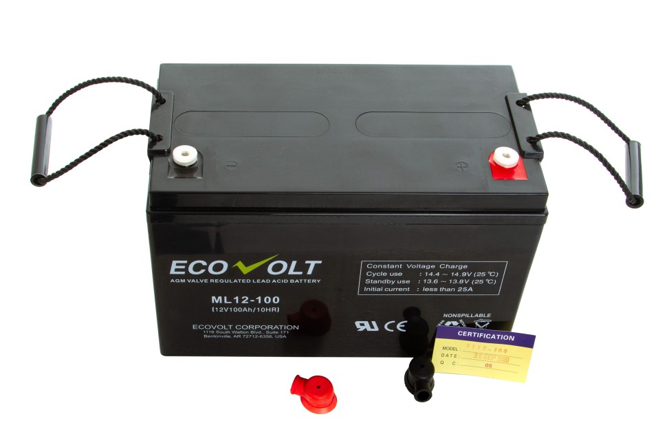 Аккумулятор ECOVOLT ML12-100