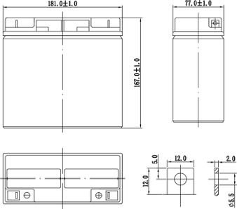 Аккумулятор DELTA HR 12-18