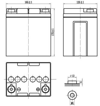 Аккумулятор DELTA HR 12-26