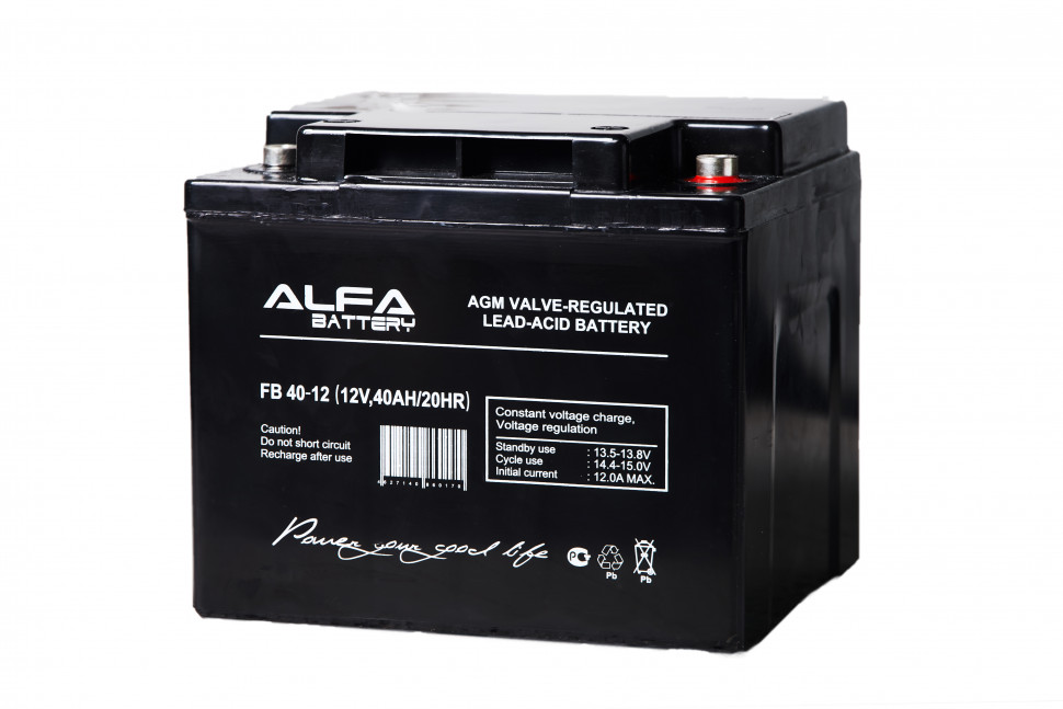 Аккумулятор ALFA BATTERY FB 40-12