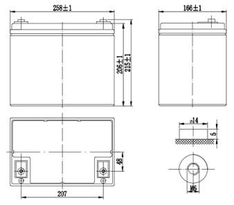 Аккумулятор DELTA HRL 12-75