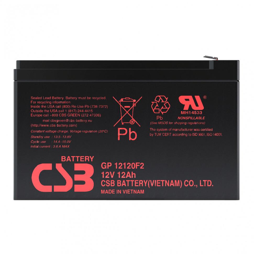 Аккумулятор CSB GP 12120