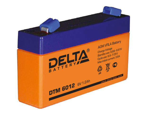 Аккумулятор DELTA DTM 6012