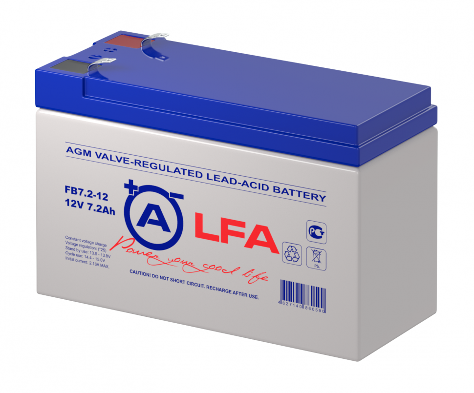 Аккумулятор ALFA BATTERY FB 7,2-12